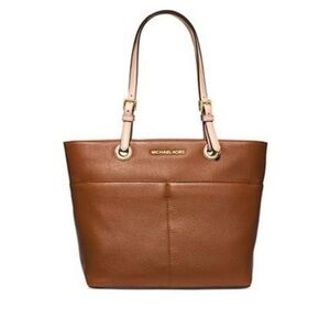 Michael Kors Brown Leather Tote Bag Satchel Purse